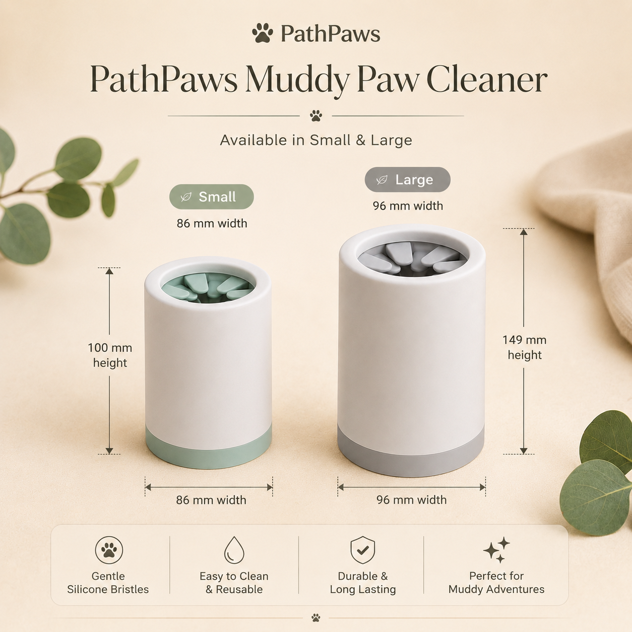 PathPaws Muddy Paw Cleaner Cup