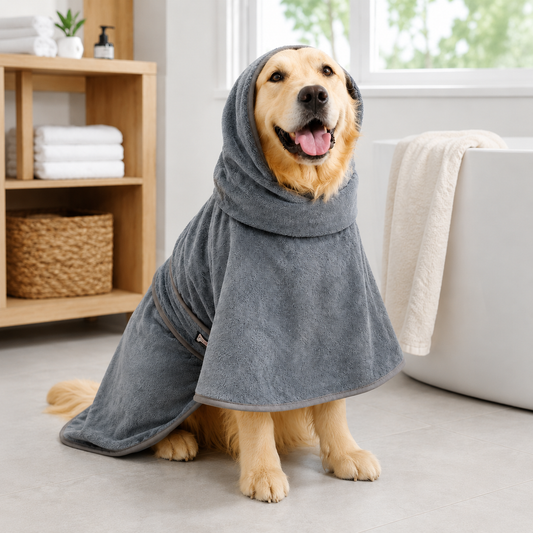 PathPaws Quick-Dry Dog Robe