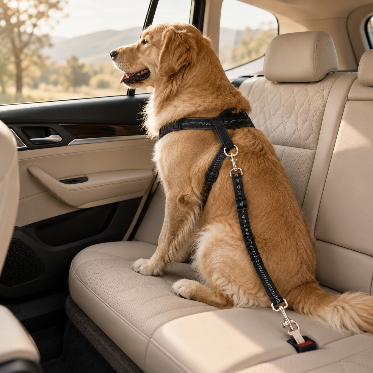 PathPaws Adjustable Dog Car Seat Belt